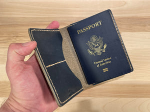 Maverick | Passport Holder in Ocean Blue